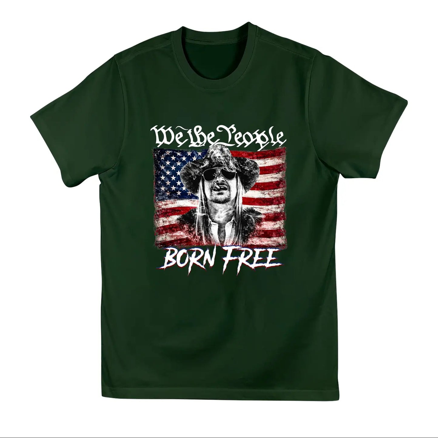Born Free American Flag Graphic Vintage Style T-Shirt / Sweatshirt / Hoodie