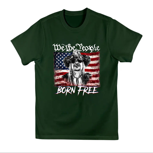 Born Free American Flag Graphic Vintage Style T-Shirt / Sweatshirt / Hoodie