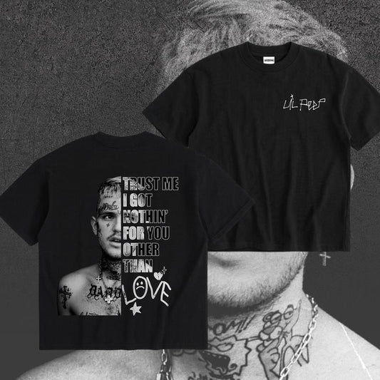 Lil Peep Trust Me Vintage Rap Gift For Fans T-Shirt / Sweatshirt / Hoodie