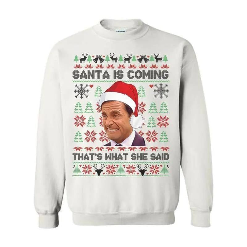 Michael Scott That's What She Said Christmas T-Shirt / Sweatshirt / Hoodie