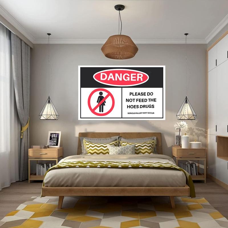 Don't Feed The Hoes Drugs Flag Home Decoration