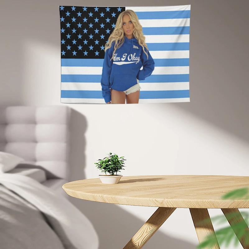 Megan Music Moroney Flag Tapestry Poster Art Home Decoration