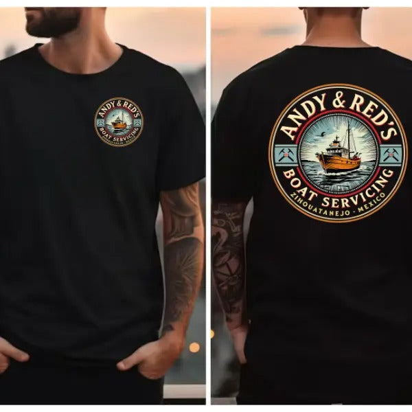 Boat Servicing Zihuatanejo Mexico T-Shirt / Sweatshirt / Hoodie
