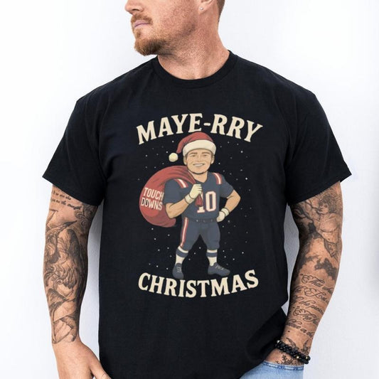 Drake Maye New England Christmas Patriots Unisex XMAS Gift T-Shirt / Sweatshirt / Hoodie