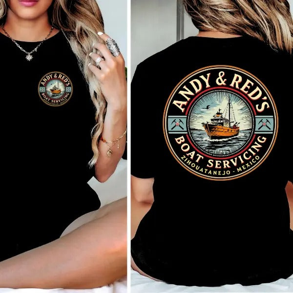 Boat Servicing Zihuatanejo Mexico T-Shirt / Sweatshirt / Hoodie