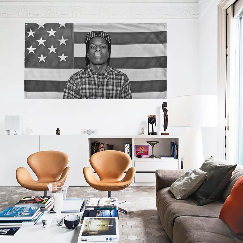A$AP Mob Rocky Flags Art Print Wall Hanging