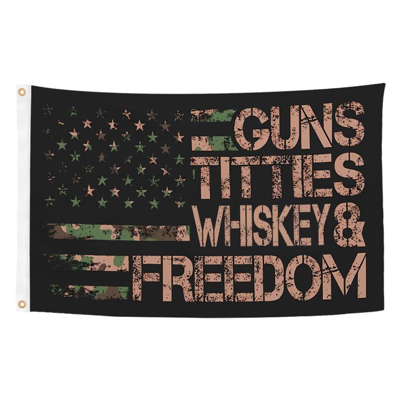 American Flag Pattern Creative Flag for  Home Garden Yard Decoration