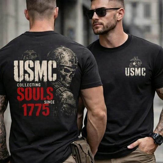 USMC Collecting Souls Skull T-Shirt / Sweatshirt / Hoodie
