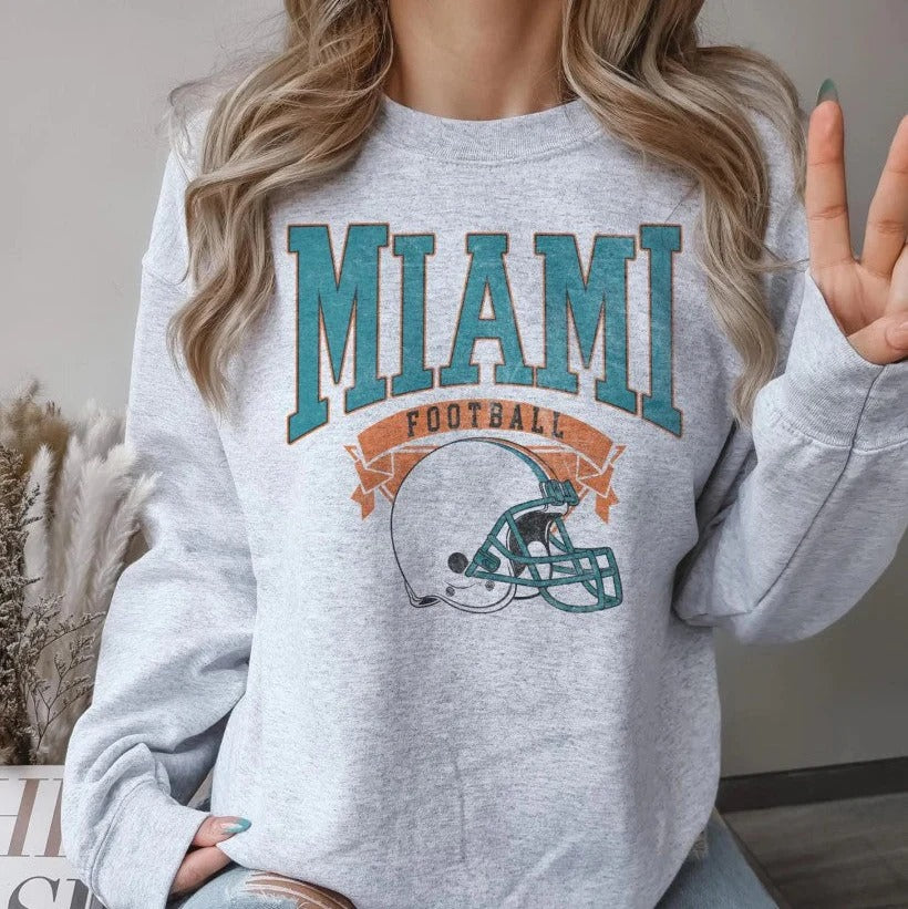 Vintage Hometown Football Team T-Shirt / Sweatshirt / Hoodie