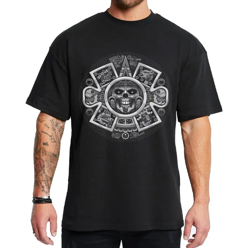 Mexican Chicano Aztec Skull Graphic T-Shirt / Sweatshirt / Hoodie