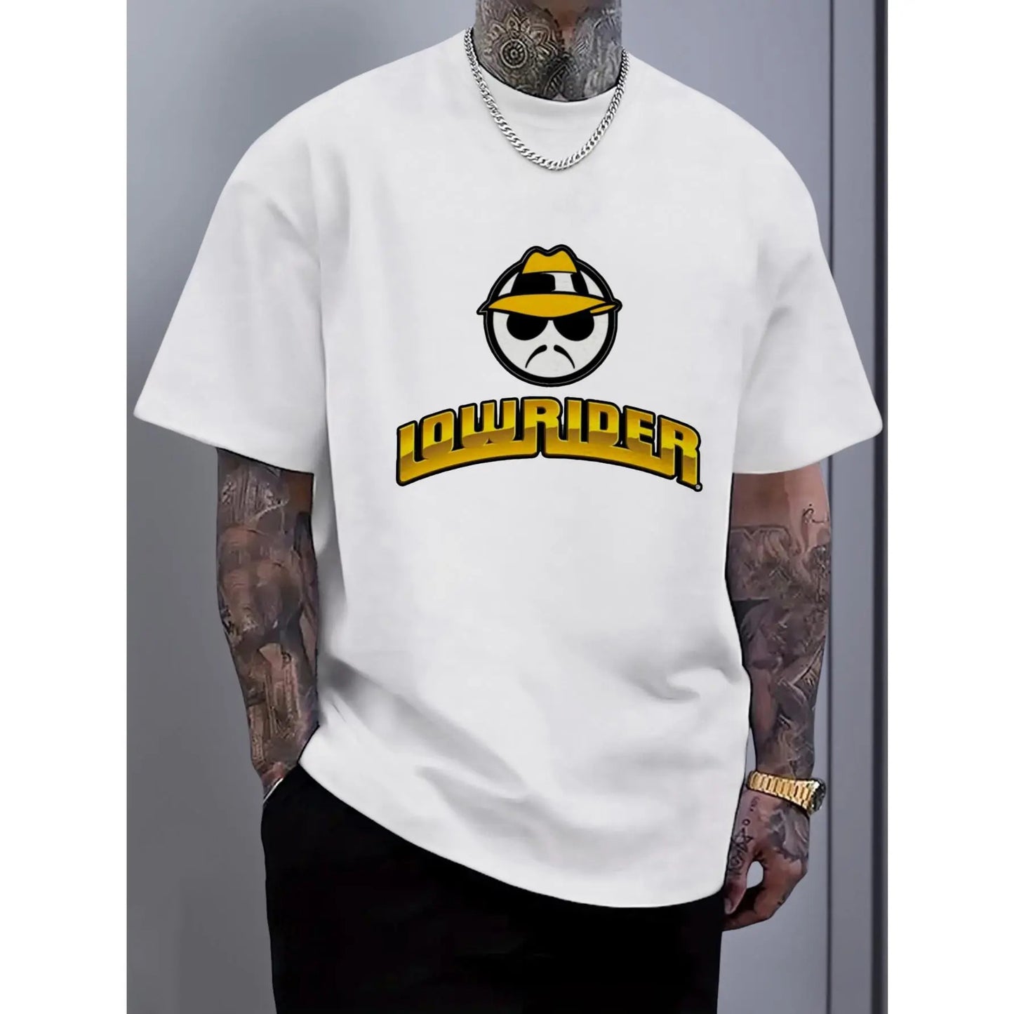 Lowrider Bold Lettering & Smiling Character Graphic T-Shirt / Sweatshirt / Hoodie
