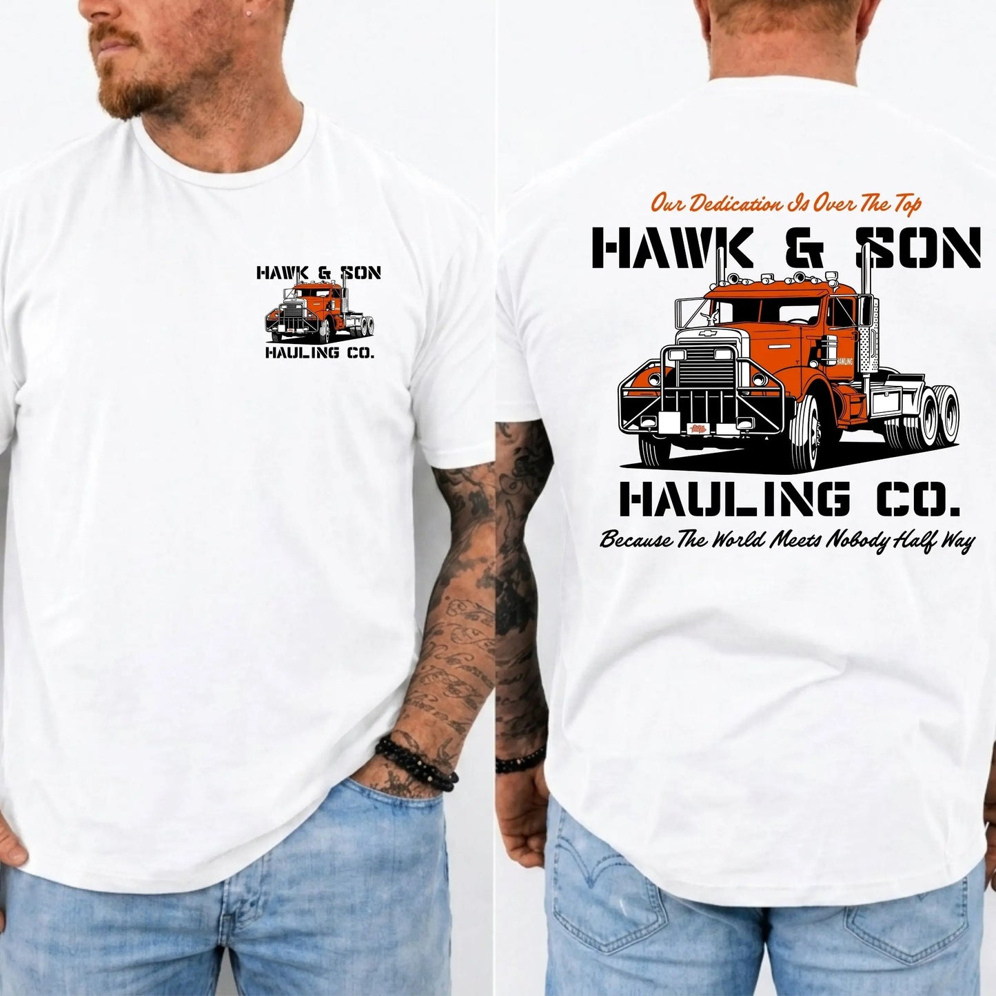 Over The Top Trucker Vintage Arm Wrestling T-Shirt / Sweatshirt / Hoodie