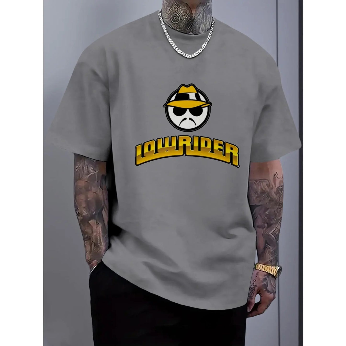 Lowrider Bold Lettering & Smiling Character Graphic T-Shirt / Sweatshirt / Hoodie