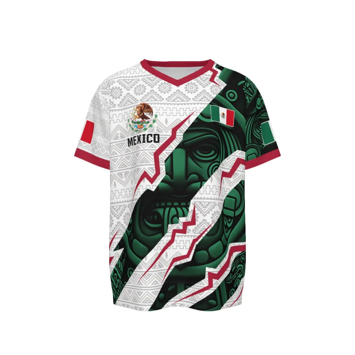 Mexico Aztec Calendar Style - Soccer Jersey