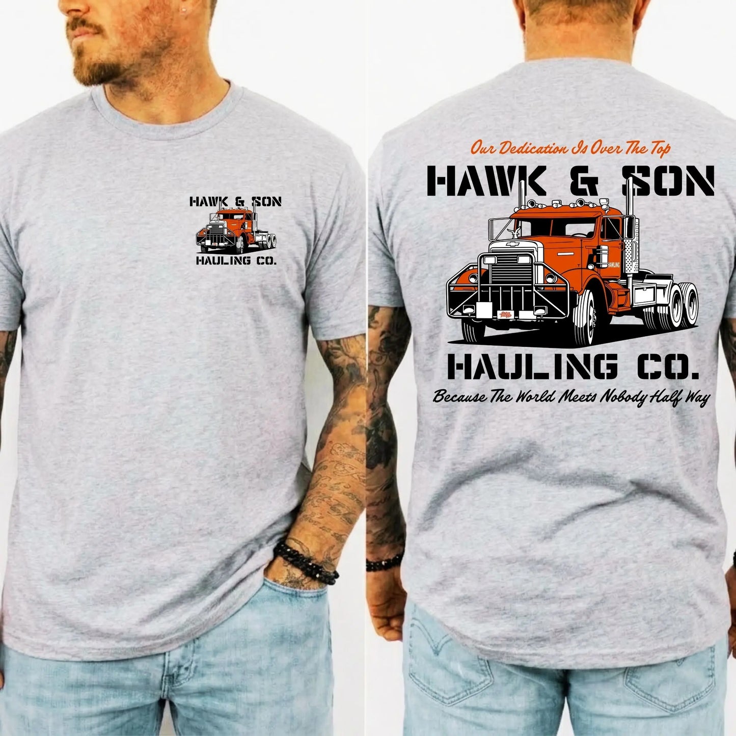 Over The Top Trucker Vintage Arm Wrestling T-Shirt / Sweatshirt / Hoodie