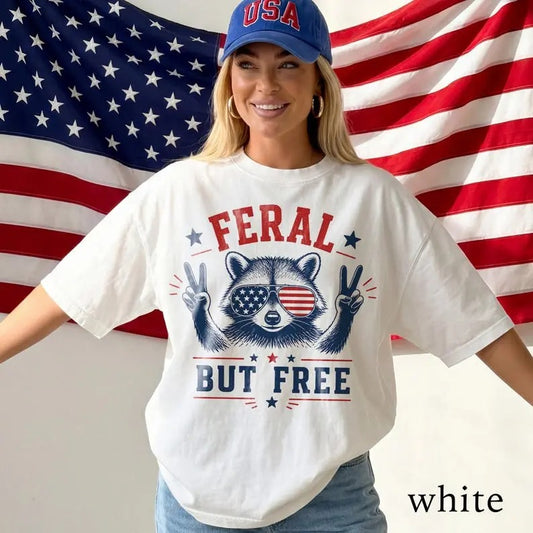 USA 250th Birthday Patriotic Freedom Raccoon T-Shirt / Sweatshirt / Hoodie