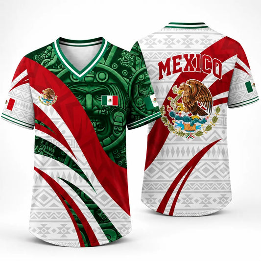Mexico Inspired Cultural Graphic - Soccer Jersey