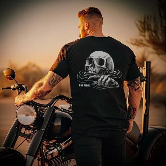 I'M FINE Drowning Skull T-Shirt / Sweatshirt / Hoodie