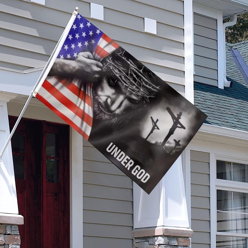 Under God Pattern American Flag