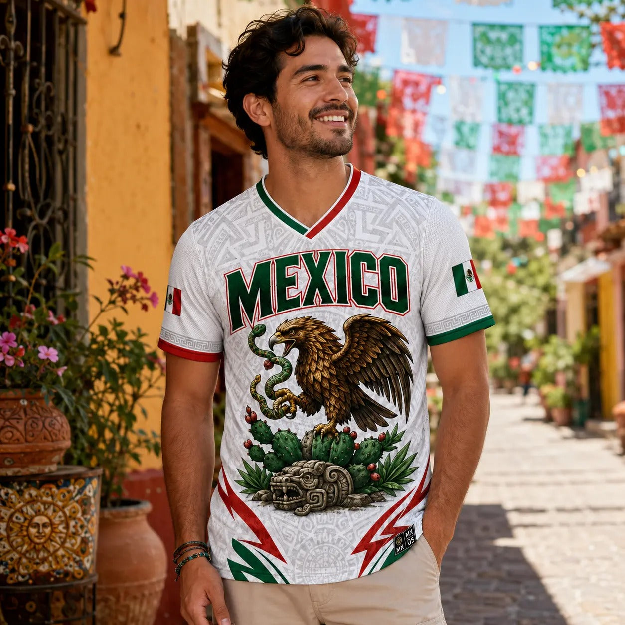 Mexico Inspired Graphic - Soccer Jersey