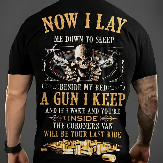 Skull Head And Double Gun Design T-Shirt / Sweatshirt / Hoodie