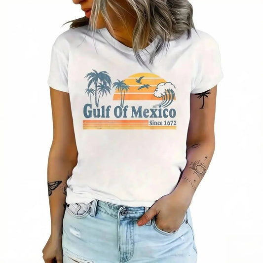Vintage Beach Style Gulf of Mexico Graphic T-Shirt / Sweatshirt / Hoodie