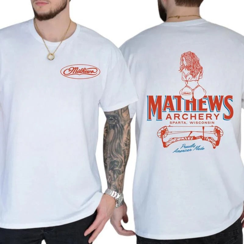 Sexy Girl & Mathews Archery Proudly American Made  T-Shirt / Sweatshirt / Hoodie