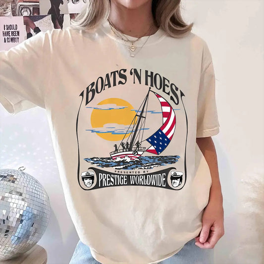 Boats N Hoez Summer Step Brothers Funny Movie T-Shirt / Sweatshirt / Hoodie