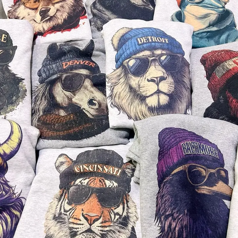 Hometown City Spirit Animal Football Graphic T-Shirt / Sweatshirt / Hoodie