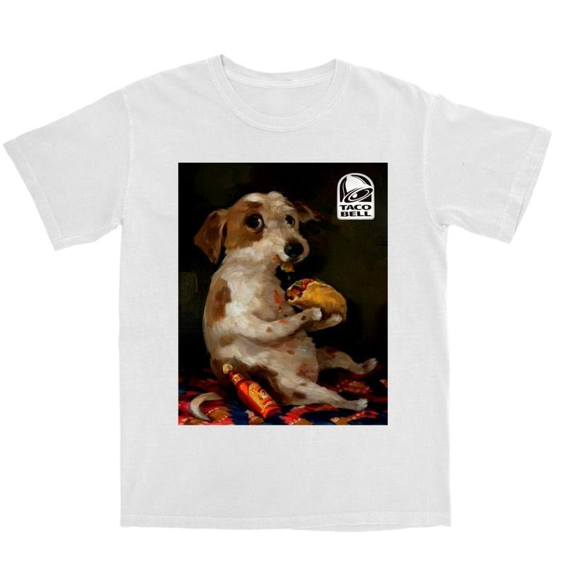 Dog Chill With Taco Bell Vintage Graphic T-Shirt / Sweatshirt / Hoodie