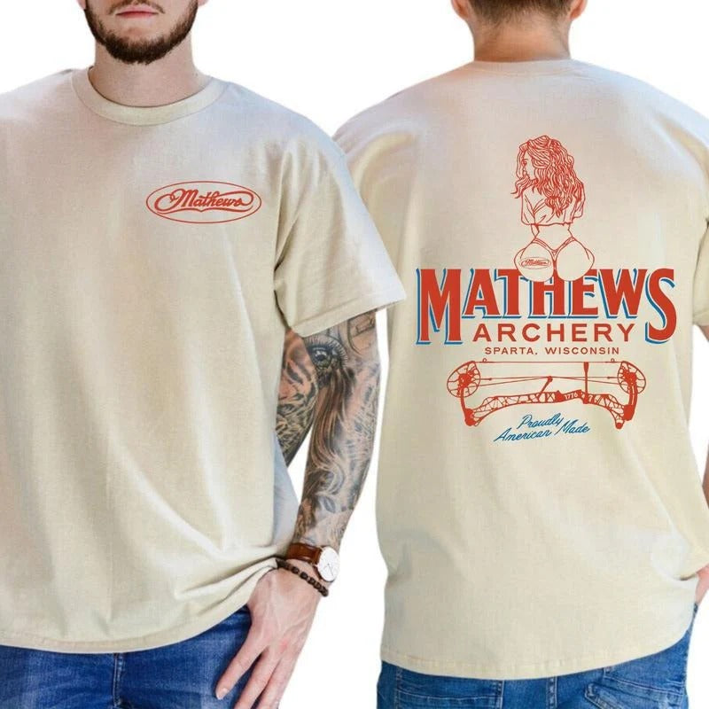 Sexy Girl & Mathews Archery Proudly American Made  T-Shirt / Sweatshirt / Hoodie
