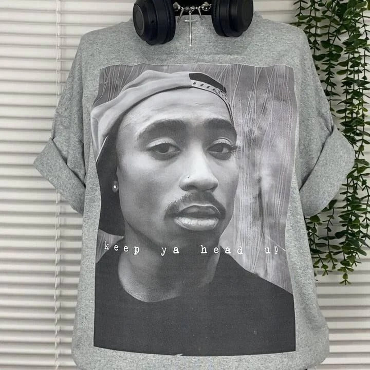 Vintage TuPac Graphic 90s Hip Hop Legends Keep Ya Head Up T-Shirt / Sweatshirt / Hoodie
