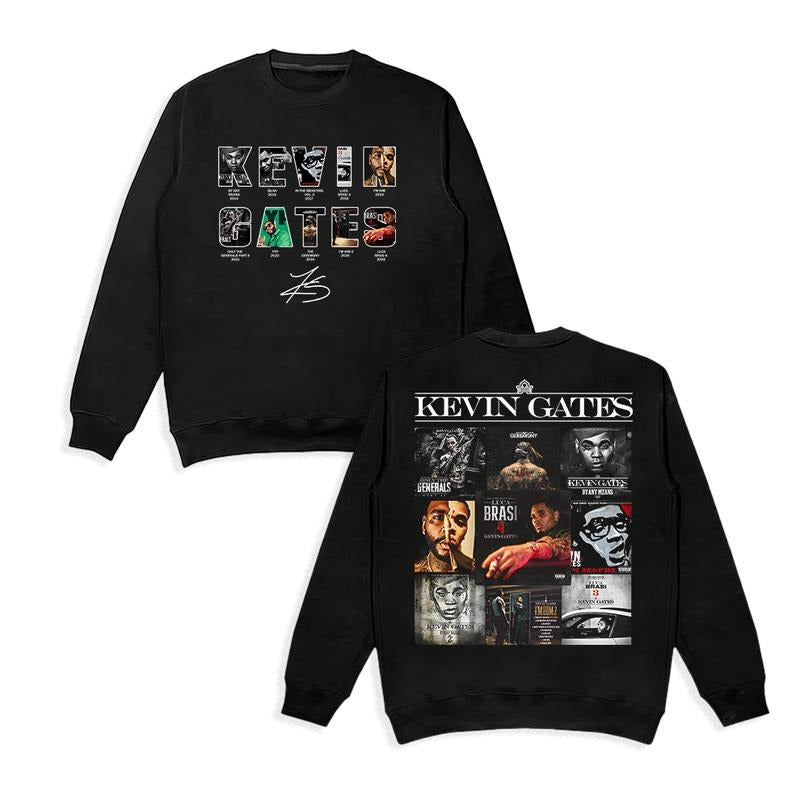 Vintage Kevin Gatesss Album Music Double Sided T-Shirt / Sweatshirt / Hoodie