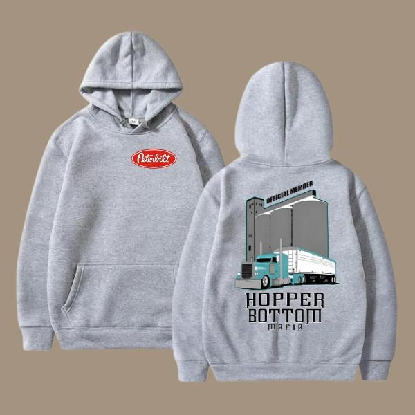 Official Member-Hopper Bottom Mafia Peterbilt Truck Graphic T-Shirt / Sweatshirt / Hoodie