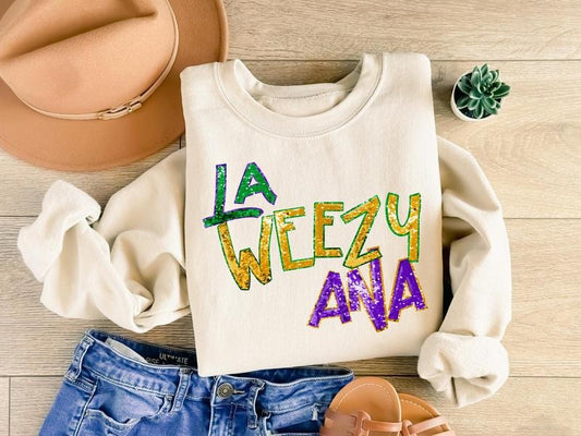La Weezy Ana Louisiana Mardi Gras T-Shirt / Sweatshirt / Hoodie