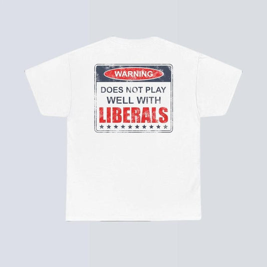 Warning Graphic Bold Patriotic Statement T-Shirt / Sweatshirt / Hoodie