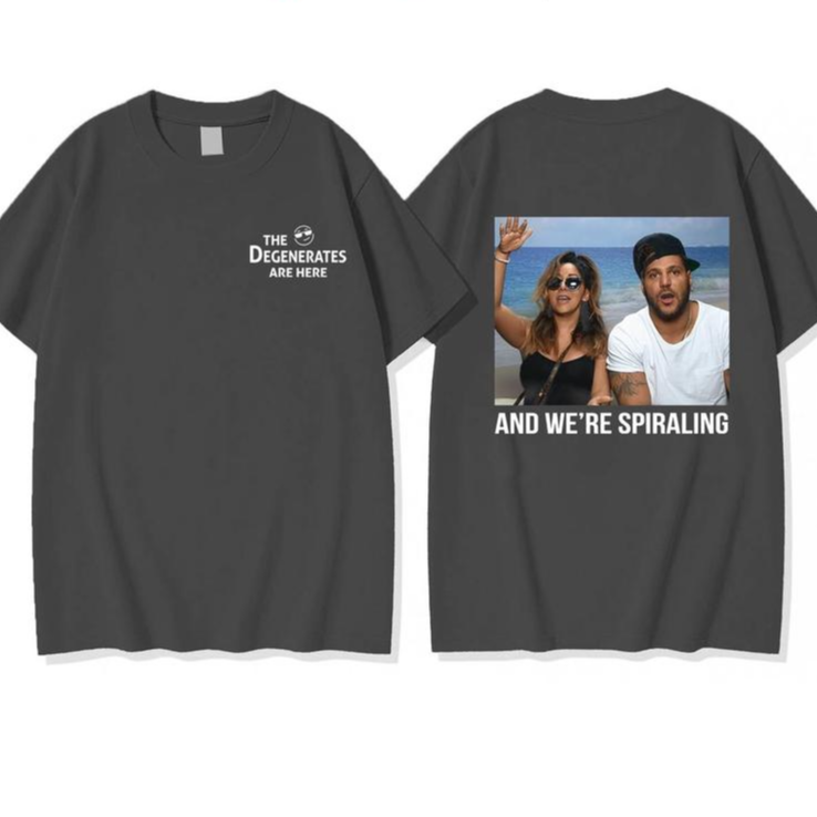 And We're Spiraling funny graphic T-Shirt / Sweatshirt / Hoodie