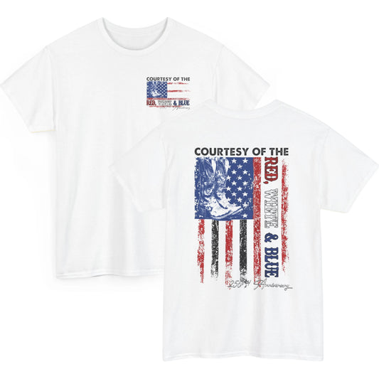 Courtesy Of Red White And Blue 250th Anniversary Flags T-Shirt / Sweatshirt / Hoodie