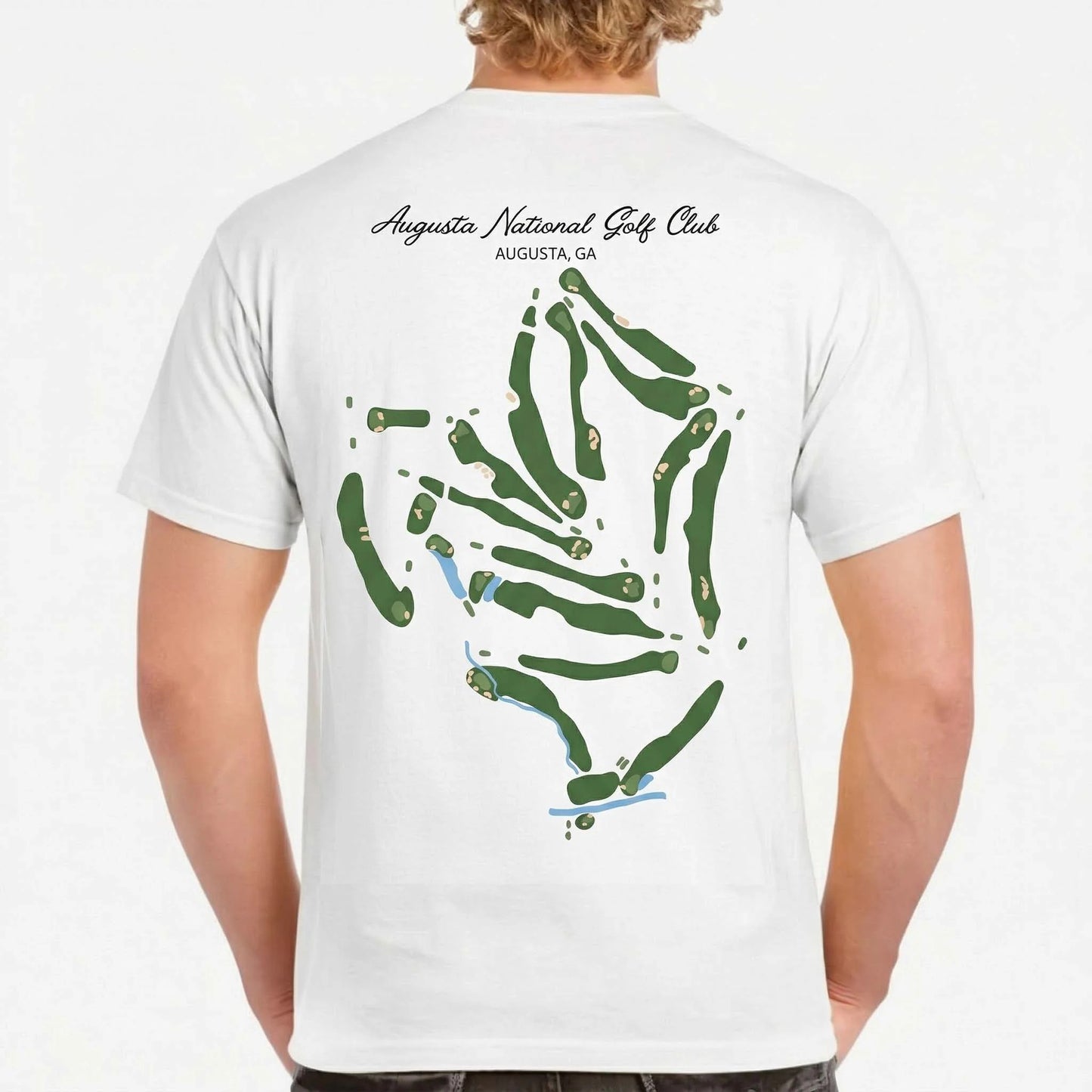 Augusta National Course Map Golf Graphic T-Shirt / Sweatshirt / Hoodie