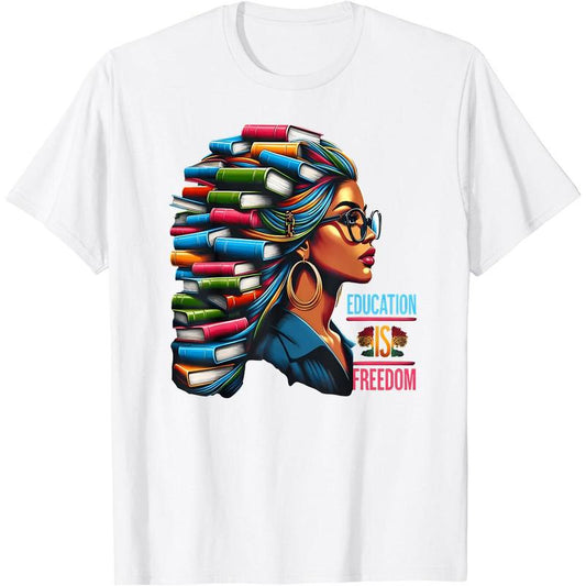 Education Is Free Black Teacher Books T-Shirt / Sweatshirt / Hoodie