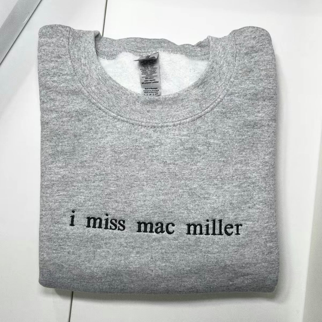 I Miss Mac Miller Embroidered T-Shirt / Sweatshirt / Hoodie