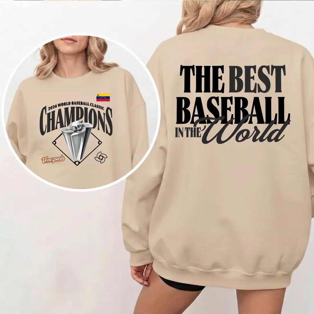 Team Venezuela Baseball 2026 Champion Gift For Fans T-Shirt / Sweatshirt / Hoodie