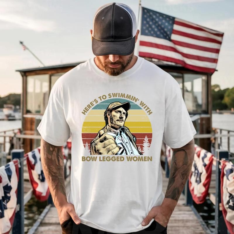 Here's to Swimmin with Bow Legged Women Vintage T-Shirt / Sweatshirt / Hoodie