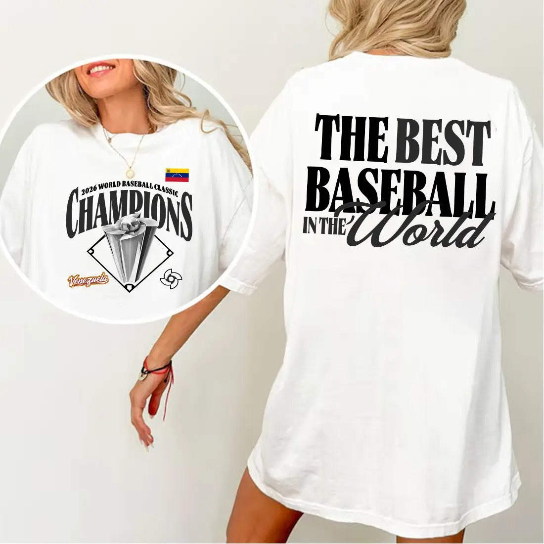 Team Venezuela Baseball 2026 Champion Gift For Fans T-Shirt / Sweatshirt / Hoodie