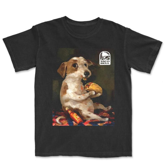 Dog Chill With Taco Bell Vintage Graphic T-Shirt / Sweatshirt / Hoodie
