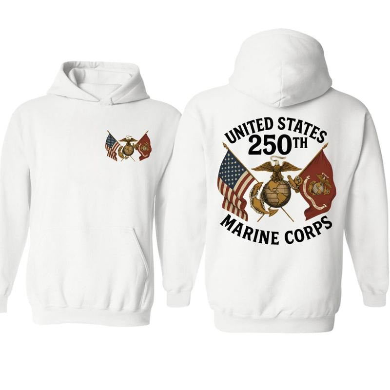 250th Anniversary American Eagle Globe Anchor Graphic T-Shirt / Sweatshirt / Hoodie