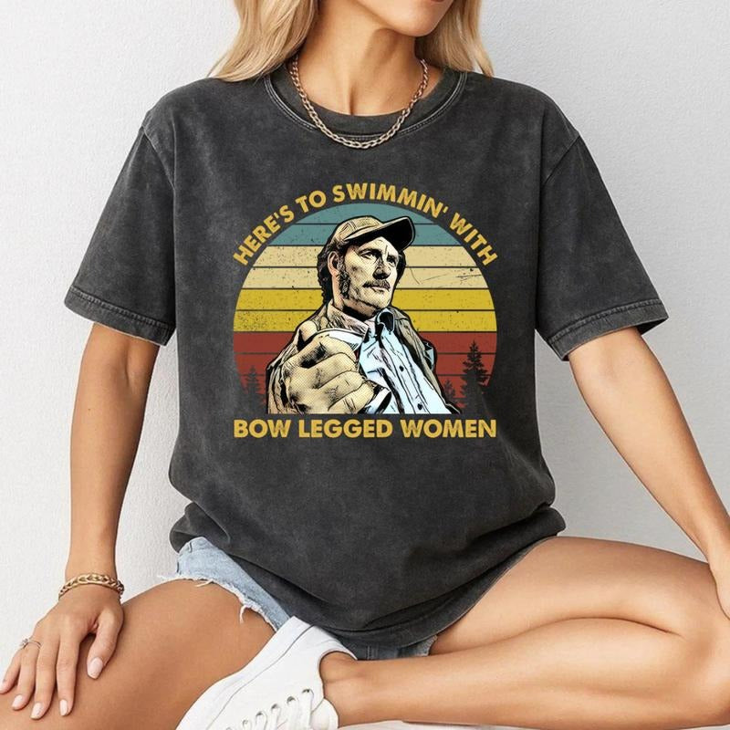 Here's to Swimmin with Bow Legged Women Vintage T-Shirt / Sweatshirt / Hoodie