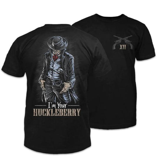 Vintage Western Outlaw Huckleberry Quote Graphic T-Shirt / Sweatshirt / Hoodie