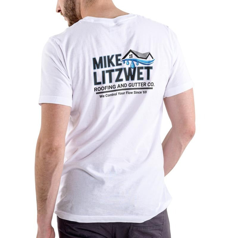 Mike Litzwet Roofing and Gutter Co Funny Name T-Shirt / Sweatshirt / Hoodie