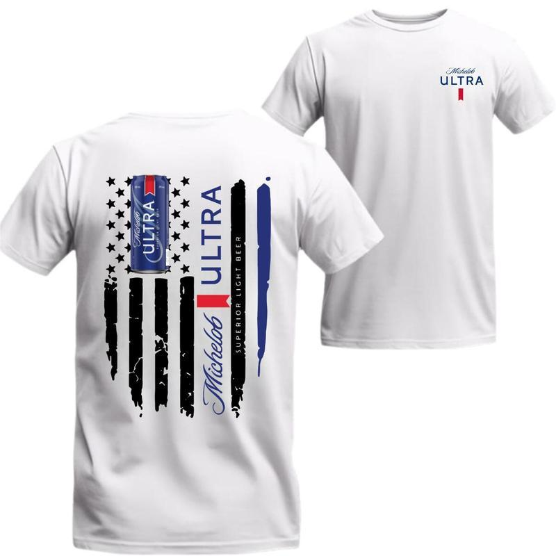 American Flag Beer Can Streetwear Graphic T-Shirt / Sweatshirt / Hoodie